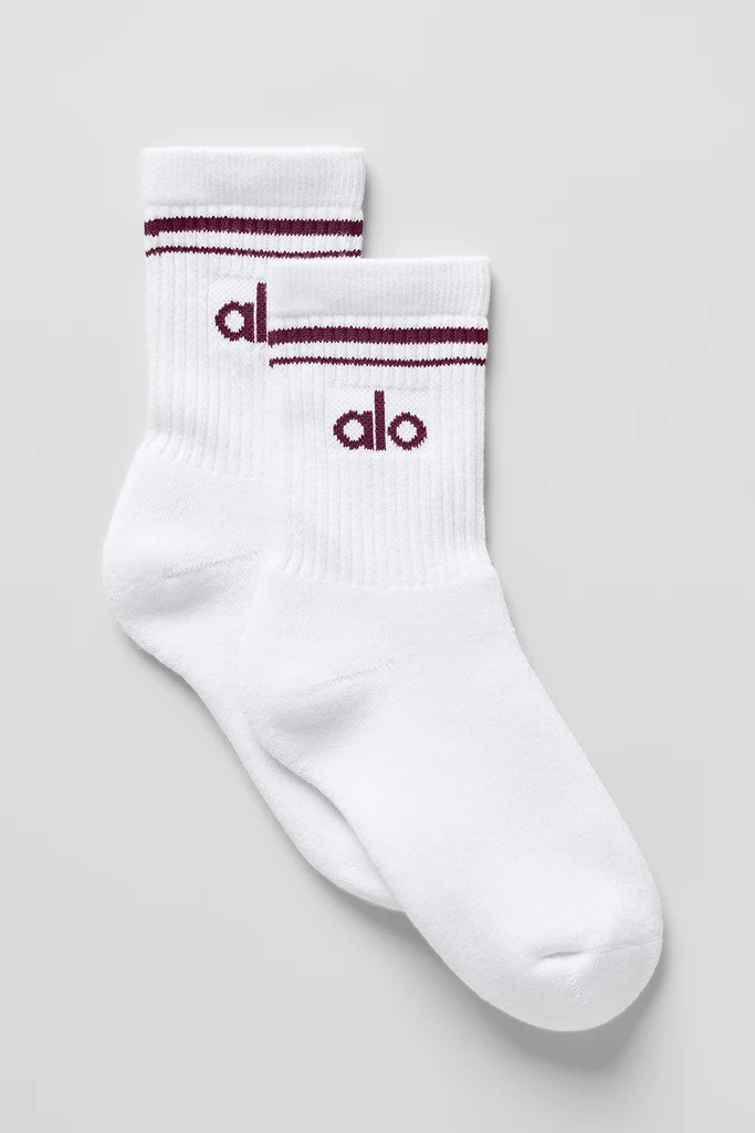 Unisex Half-Crew Throwback Sock | Alo Yoga (US)