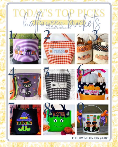 Trick or Treat Candy Buckets 

#halloween #halloweendecor #trickortreat #candybuckets #halloweenbuckets 

#LTKfamily #LTKkids #LTKHalloween