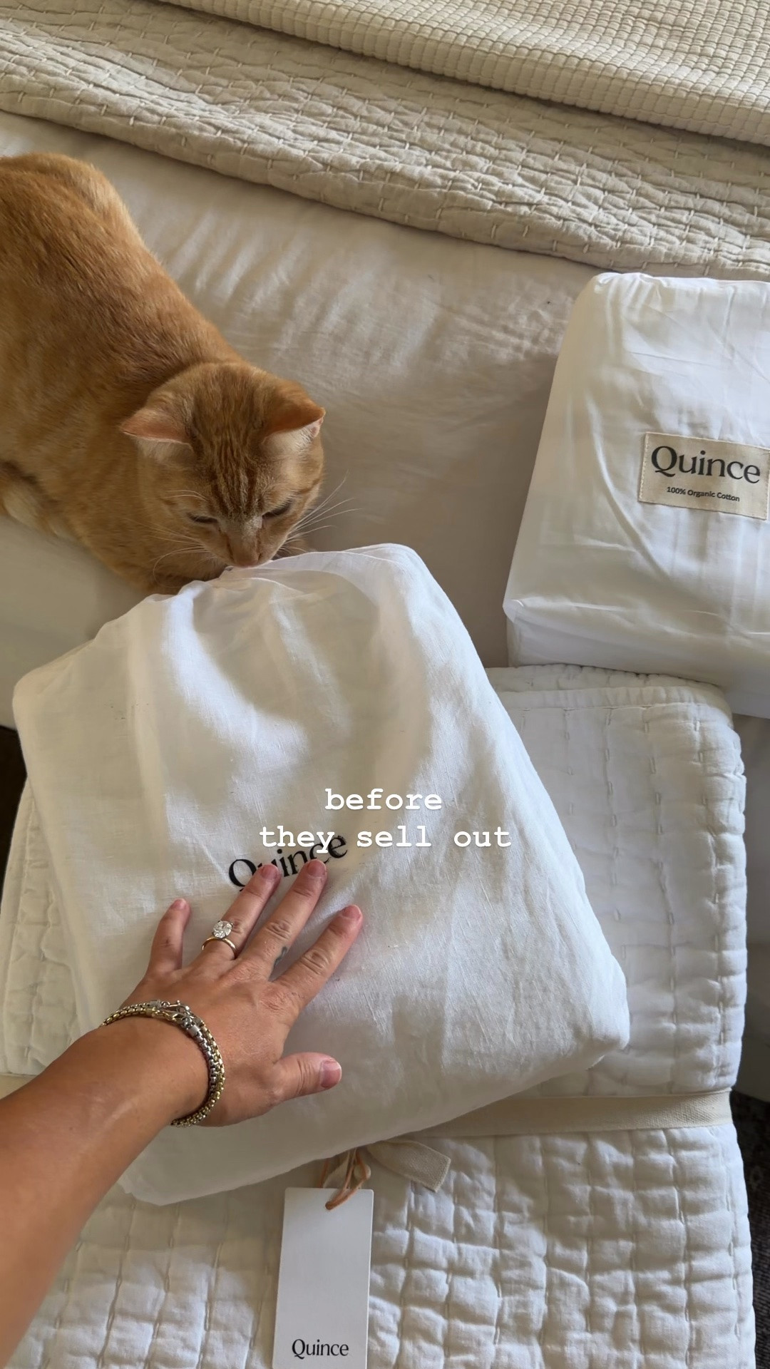 Bedding details:
Organic cotton sheets, European linen duvet cover + quilt

 #QuincePartner @Quince

#LTKHome #LTKSaleAlert