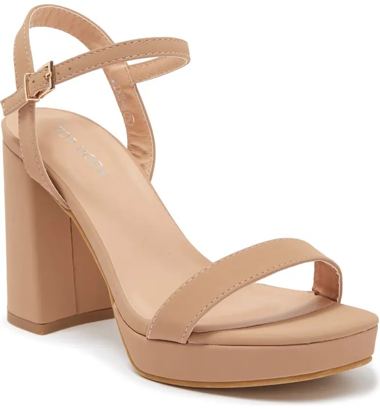 Y-Strap Platform Dress SandalTOP GUY SHOES | Nordstrom Rack