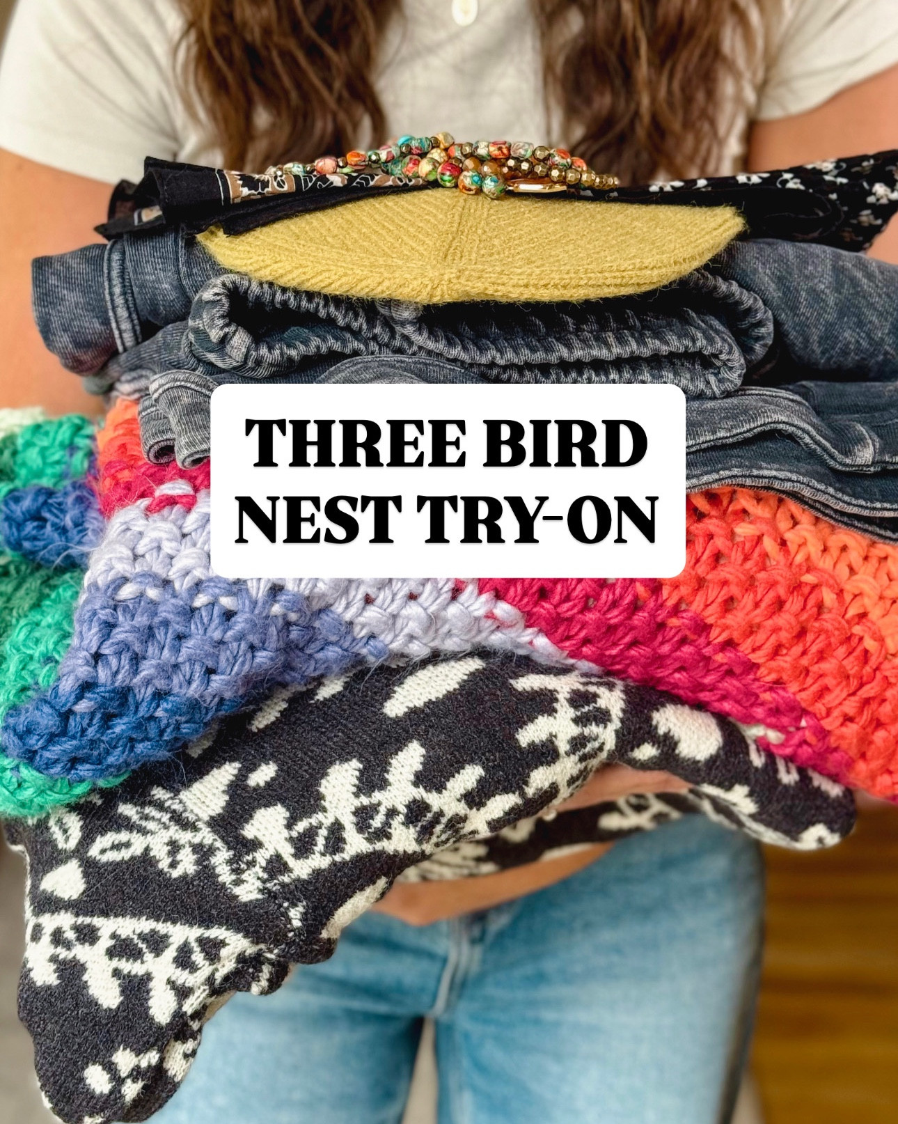 Three Bird Nest Try-On:
Use MARISSAWEARSANOUTFIT20 for $$ off from Three Bird Nest!

Outfit 1: Wearing small in my sweater and 0 petite in my barrel jeans. My blundstone boots fit true to size.

Outfit 2: Wearing small in my sweater and xs petite in my so comfy wide leg pants. My clogs fit true to size.

Outfit 3: Wearing small in my sweater and xs petite in my so comfy wide leg pants. My clogs fit true to size. Love this 100% cotton neck scarf!🖤

Outfit 4: Wearing small in my tee, small in my cardigan, 00 short in my jeans, size 6 in my clogs. 

Outfit 5: This little 5 pack of bracelets is so cute! So colorful and stretchy and fun.
Wearing small in my tee, small in my cardigan, 00 short in my jeans, size 6 in my clogs. 

Outfit 6: How fun is this smiley face beanie?! Love the mustard yellow! 😃 


#LTKSeasonal #LTKootd #LTKPetite