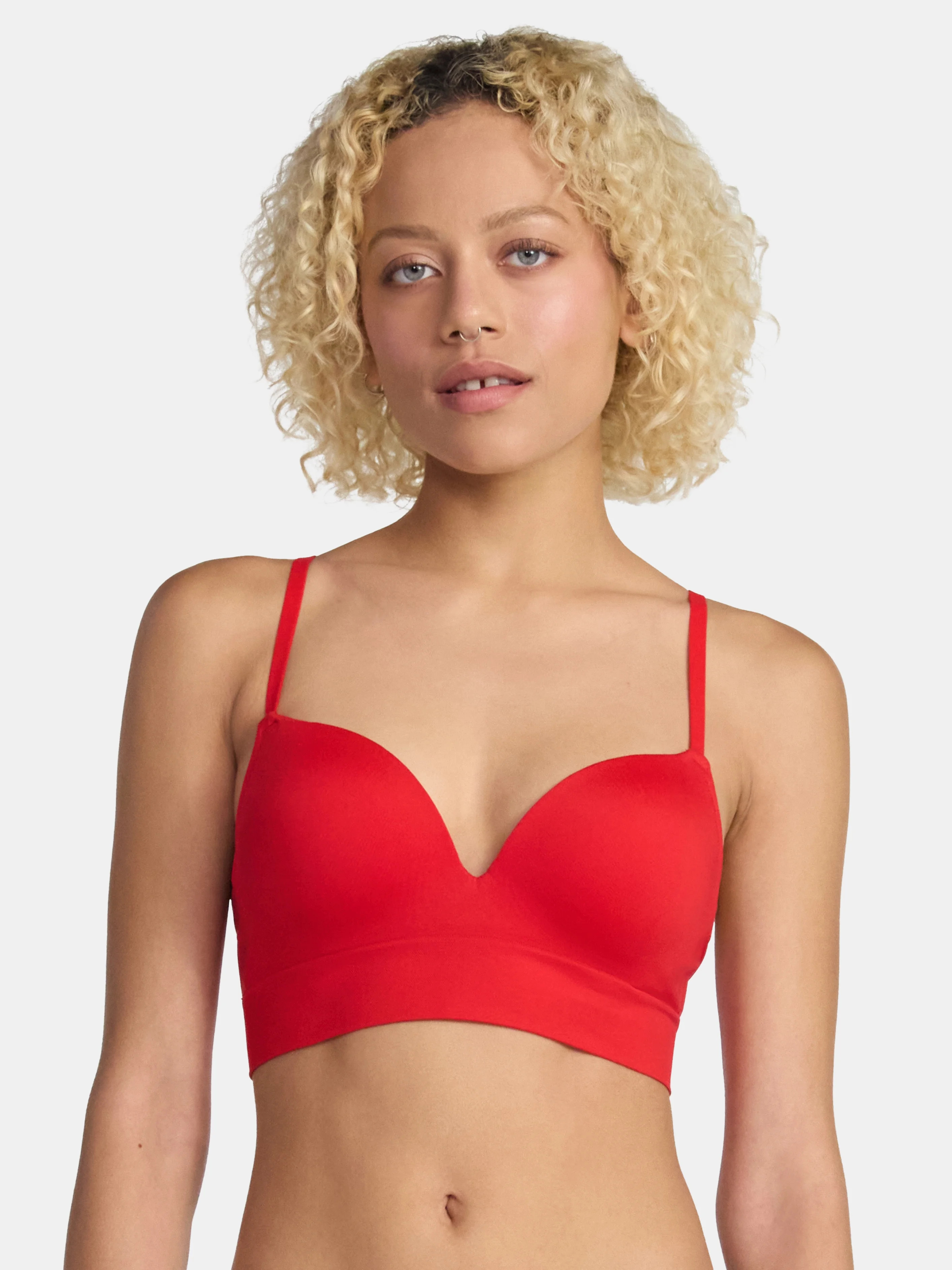 No Boundaries Seamless Wirefree Bra, Women's | Walmart (US)
