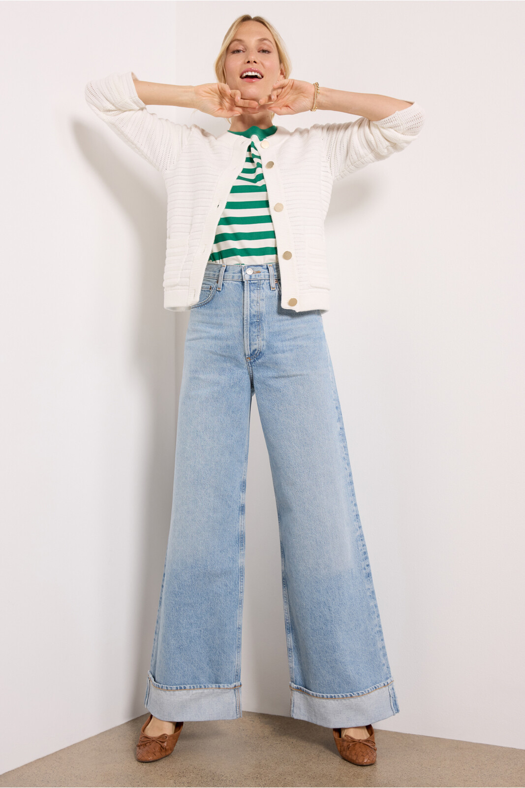 Dame High Rise Wide Leg | Evereve