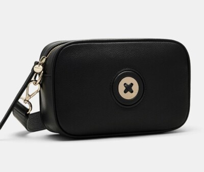 MIMCO Black Hand Bag Mim-Mazing Small Hip Handbag Cross Body Rose Gold Logo BNWT | eBay AU