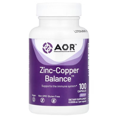 Advanced Orthomolecular Research AOR Zinc-Copper Balance™, 100 Capsules | Target