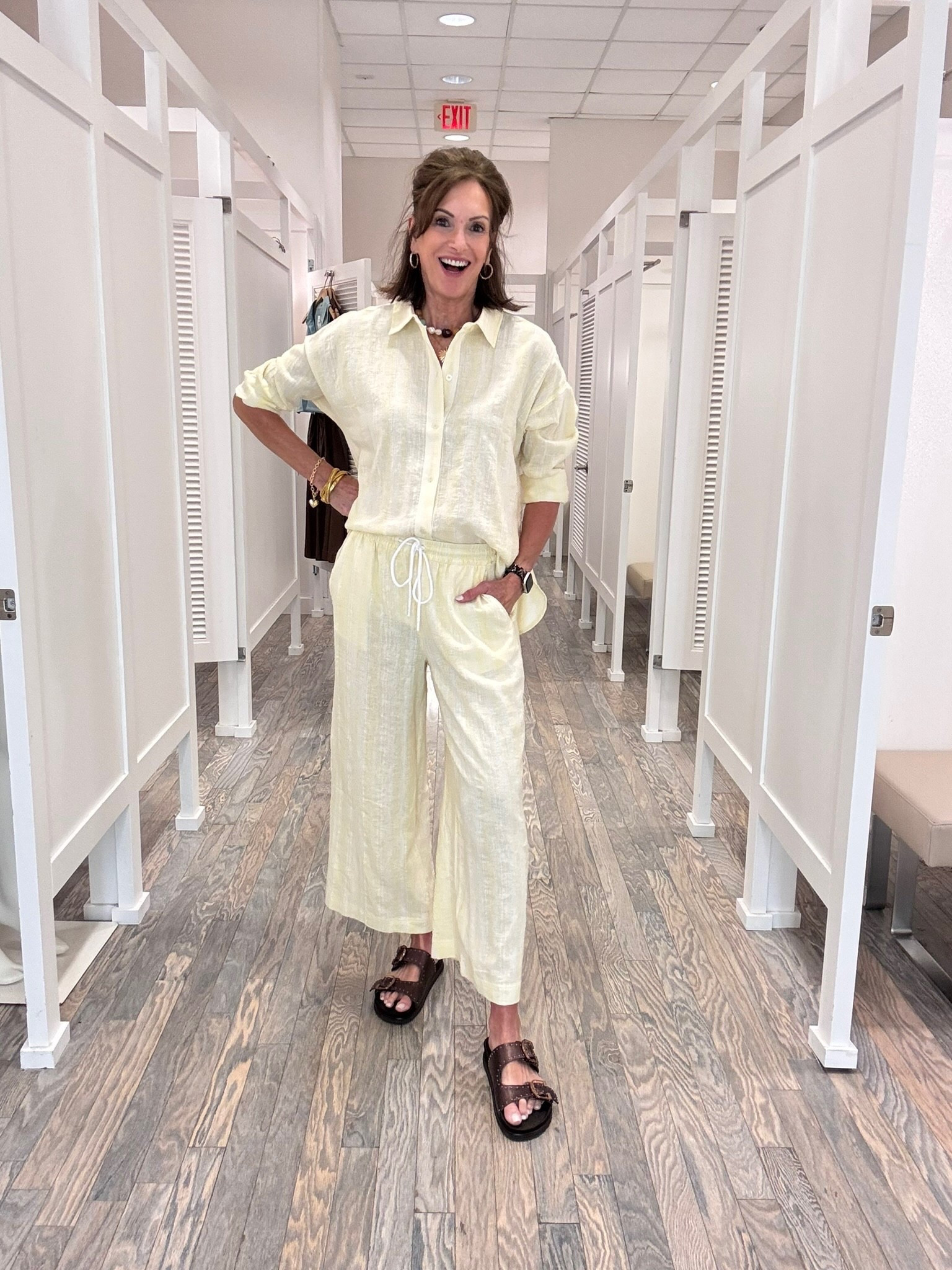 Linen blend shirt (yellow) - medium Striped pants - medium

Women’s fashion, outfit inspo, outfit ideas, what to wear for, fashion over 40, fashion over 50, spring outfits, spring style, spring outfit inspo, spring fashion, women’s spring outfit, Vacation outfit, vacation style, resort wear, matching set, casual outfit 

#LTKSeasonal #LTKootd #LTKOver40