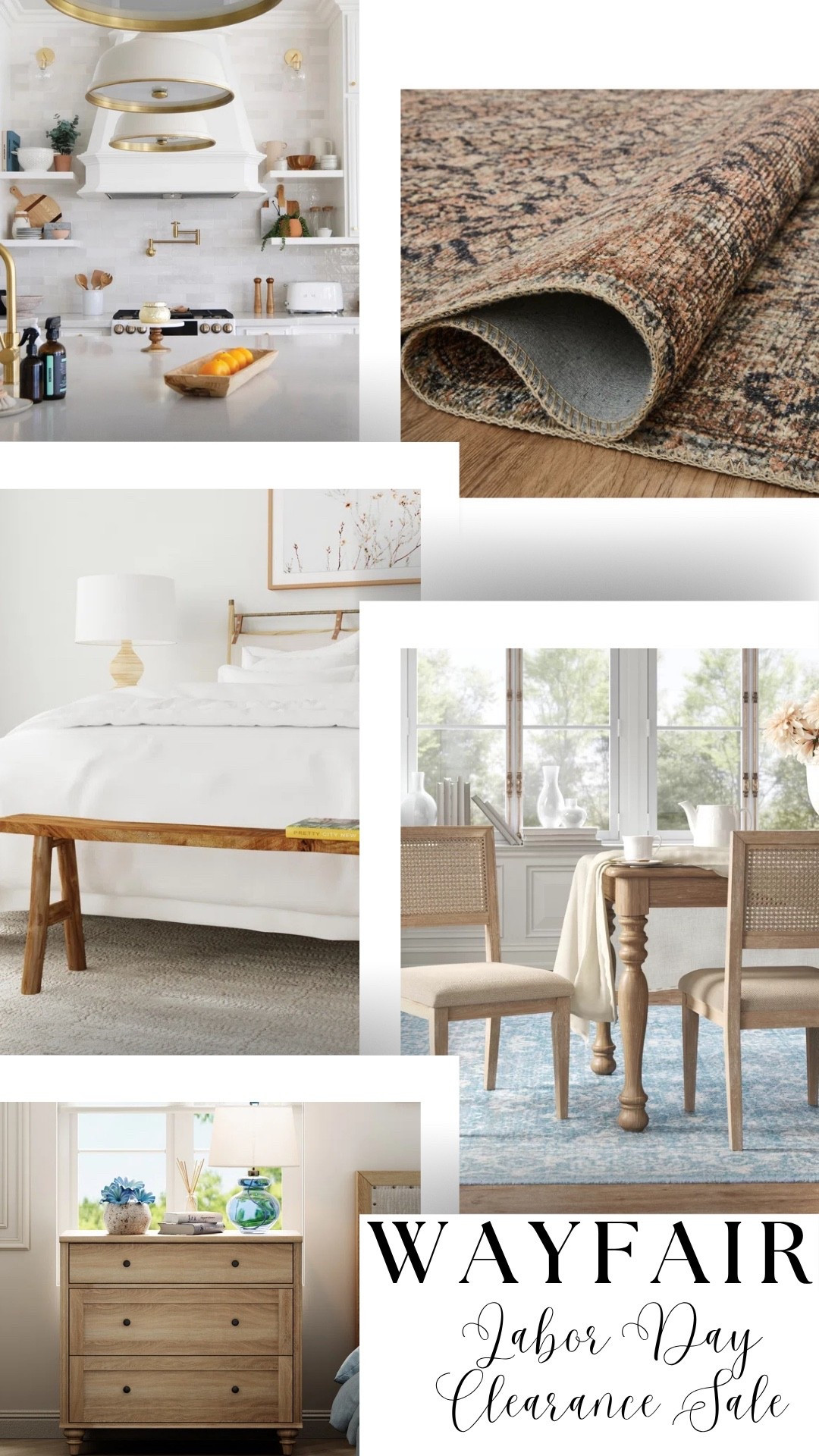 Shop all my favorites currently on SALE! @Wayfair Labor Day Clearance Sale, up to 70% off, free delivery over $35. Ends 9/7! #WayfairPartner

Home Inspo, cozy home, viral home find, designer inspired, home design, rug, neutral home, bedding, bedroom, kitchen

#Wayfair #Ad

#LTKSaleAlert #LTKHome #LTKSeasonal