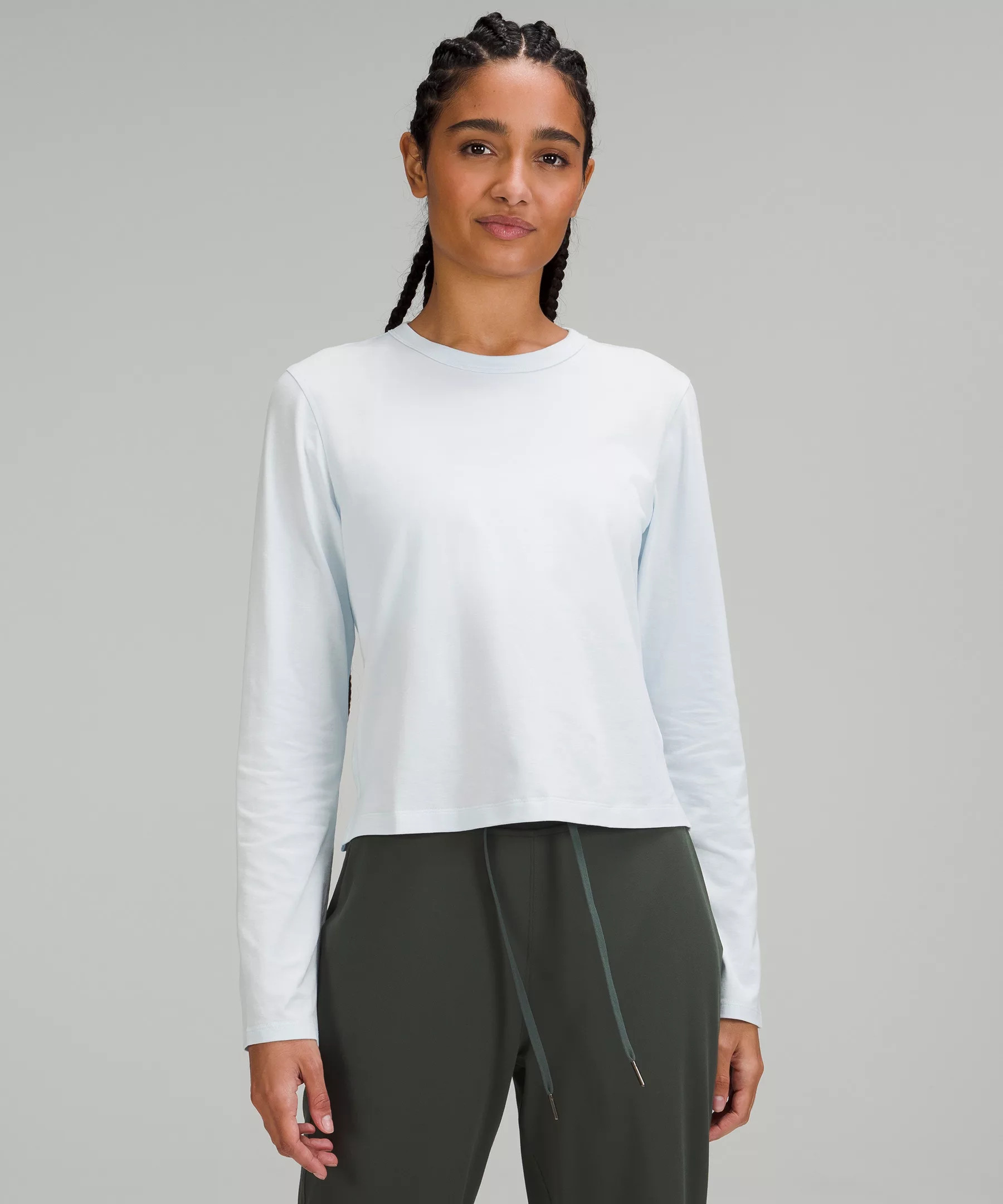 Classic-Fit Cotton-Blend Long-Sleeve Shirt | Women's Long Sleeve Shirts | lululemon | Lululemon (US)