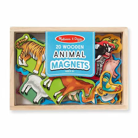 Melissa & Doug Wooden Animal Magnets, One Size , Multiple Colors | JCPenney