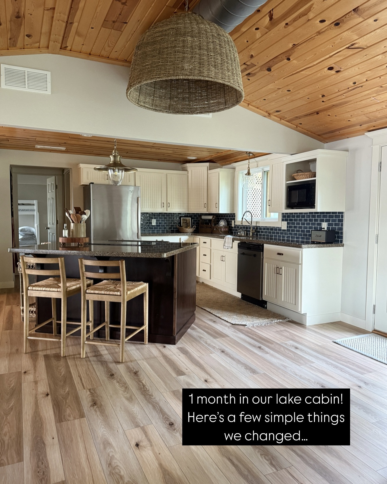 Dogs day of summer. ☀️ 1 month in our lake home! Here’s a few snapshots + simple changes we’ve made. 

Long summer days + nights are the best! One thing I love about Minnesota is that the sun doesn’t set until 10pm. We are forever grateful for finding such a cute lake home that checked all the boxes ☺️ 

Follow @frengpartyof6 for more!

#lakehouse #lakecabin #beforeandafter #beforeandafterhome #boujeeonabudget #cottagehomestyle 

#LTKHome #LTKFindsUnder100 #LTKStyleTip