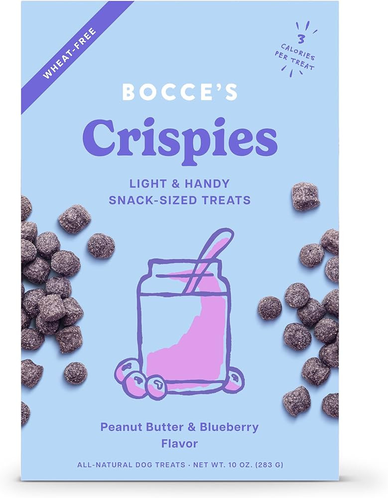 Bocce's Bakery Crispies Training Treats for Dogs, Wheat-Free Dog Treats, Made with Real Ingredien... | Amazon (US)