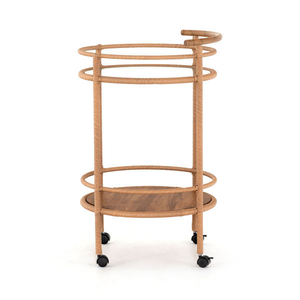 Percy Outdoor Bar Cart Vintage Natural | Scout & Nimble