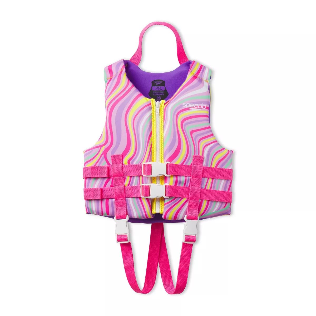 Speedo Kids' PFD Life Jacket Vest - Pink Swirl | Target