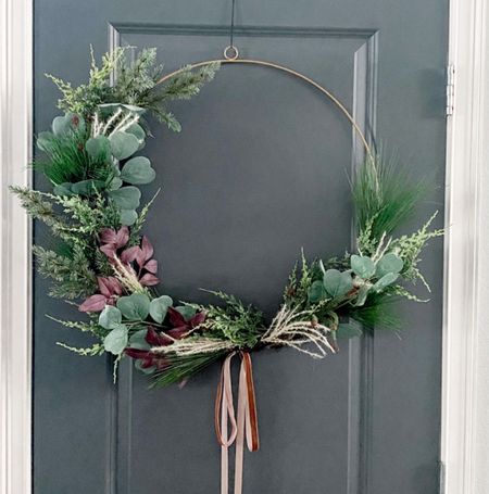 Love the studio McGee Christmas boho wreath from Target so nice then the brown velvet ribbon is so cute. Love the colors and style 

#target #studiomcgee #christmaswreath #christmas #wreath #holidaydecor 

#LTKHoliday #LTKstyletip #LTKhome