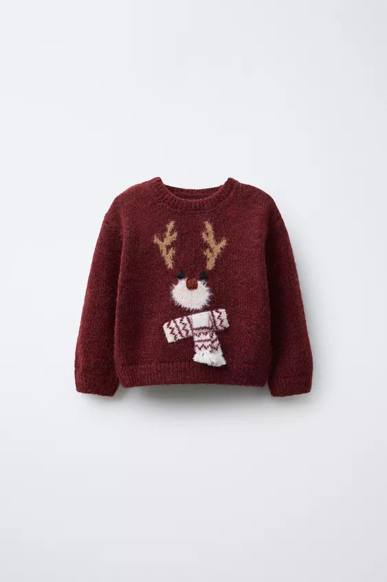REINDEER KNIT JUMPER | Zara US