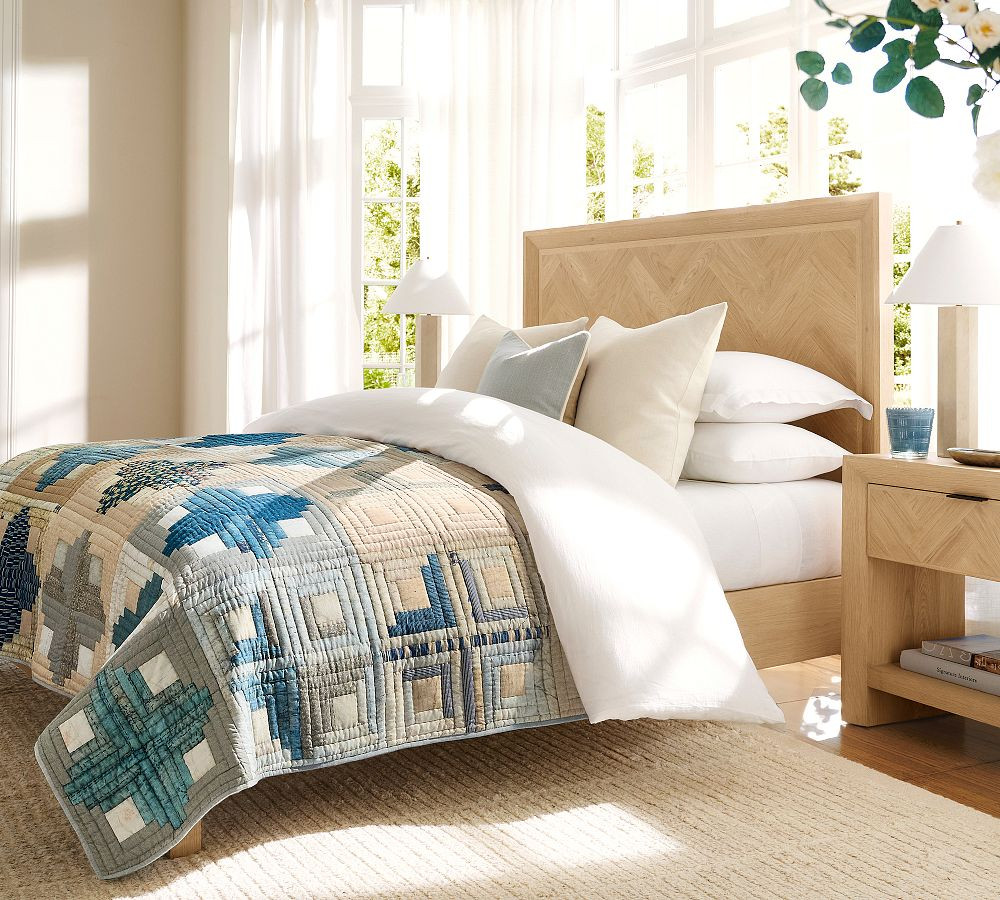 Kellen Patchwork Quilt | Pottery Barn (US)