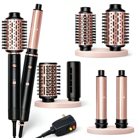 NICEBAY Hot Air Brush, Hair Dryer Brush High Speed Motor, Blow Dryer 1300W, Plastic | Walmart (US)