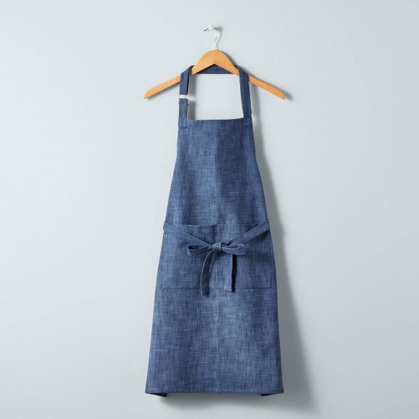 Solid Chambray Apron Blue - Hearth & Hand™ with Magnolia | Target
