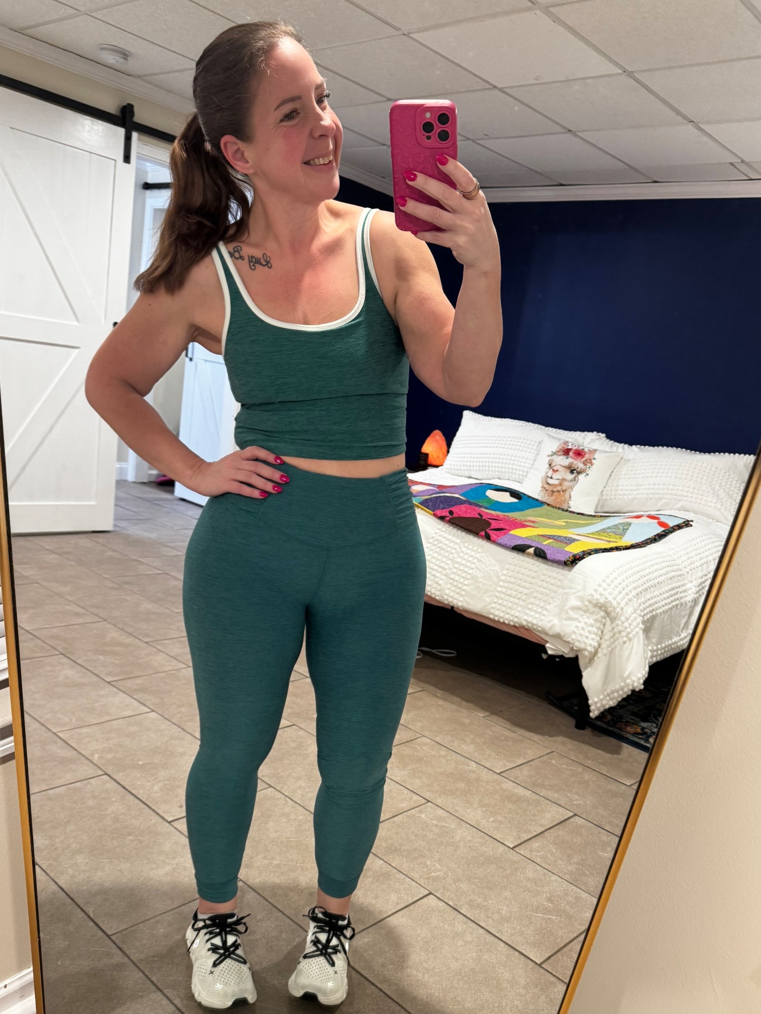 It’s a green vibe!

#LTKActive #LTKOver40