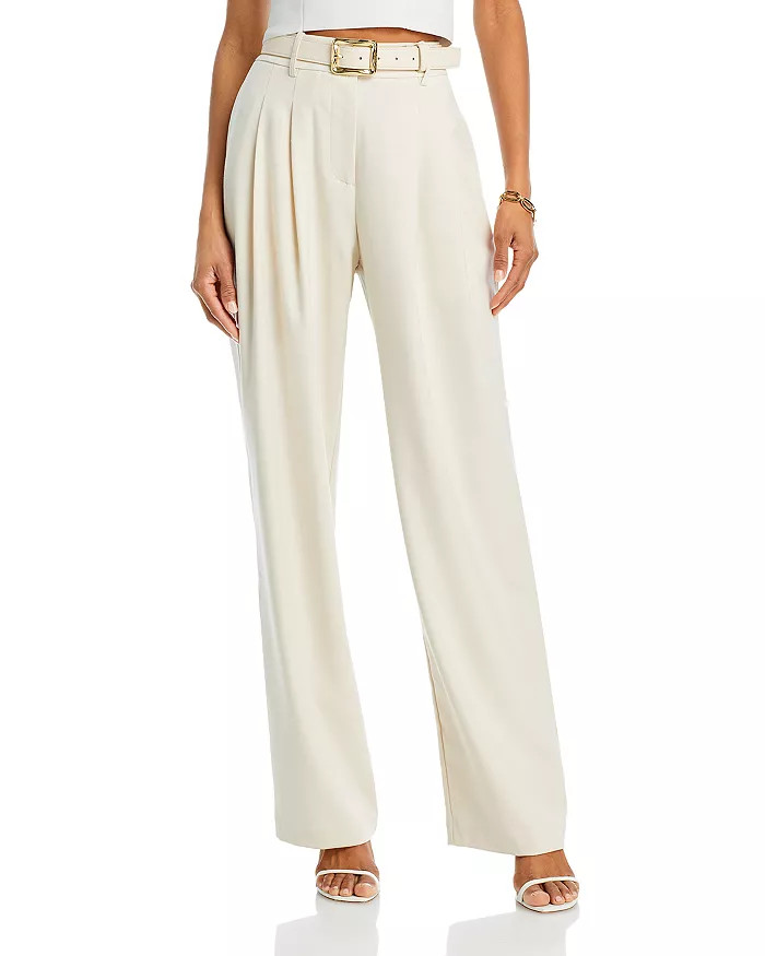 Dree Pleated Wide Leg Trousers | Bloomingdale's (US)