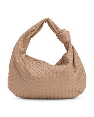 Vanessa Large Woven Knotted Hobo Bag | Marshalls