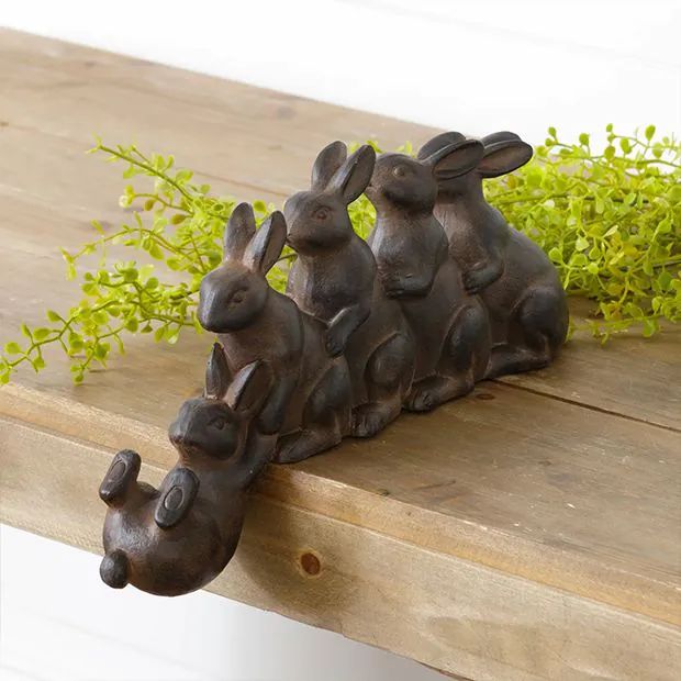 Rowdy Rabbits Shelf Sitter | Antique Farm House