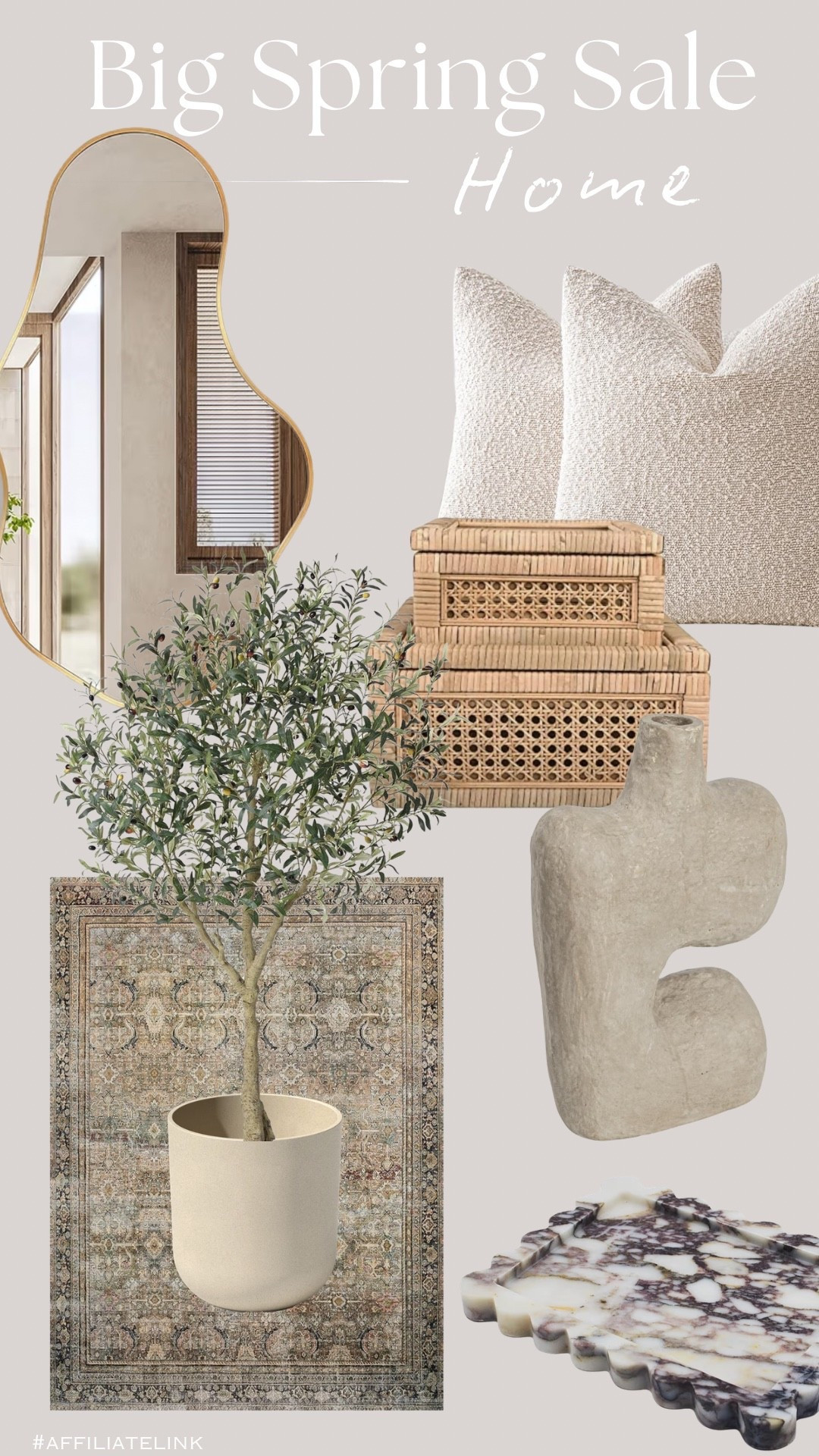 Big Spring Sale - Home 


Here are a few of my home picks! 


#arearug #homedecor #homeaccents #mirror #throwpillows #neutralhome #amazon #olivetree #bigspringsale 

#LTKHome #LTKSaleAlert