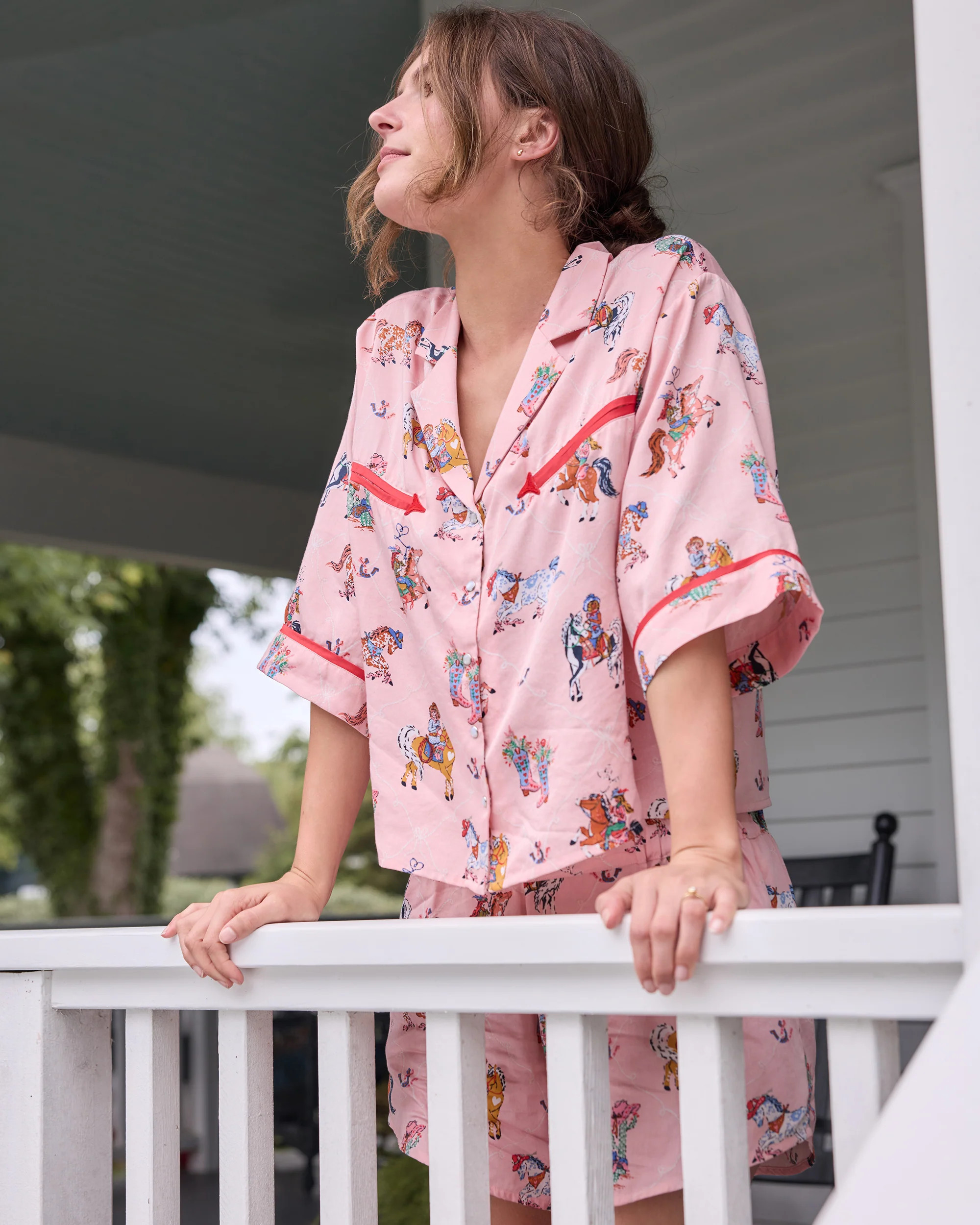 Cowgirl Chic - Eco Satin Moonrise Set - Desert Sky | Printfresh