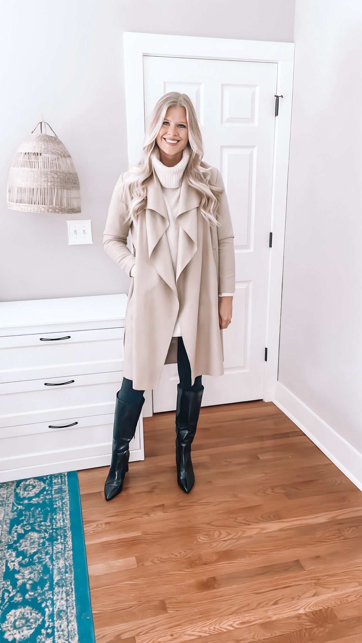 Such an easy way to layer and elevate an outfit - the chunky sweater has the perfect oversized fit, the leggings are a must have basic, and the boots come in several colors!

Size small in the coat and leggings, medium in the sweater, boots fit TTS

#amazondeals #amazonmusthave #momstyle #winterstyle #winterfashion 

#LTKFindsUnder50 #LTKTall #LTKHoliday
