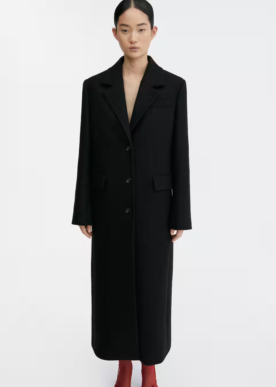 Structured wool coat -  Women | Mango United Kingdom | MANGO (UK)