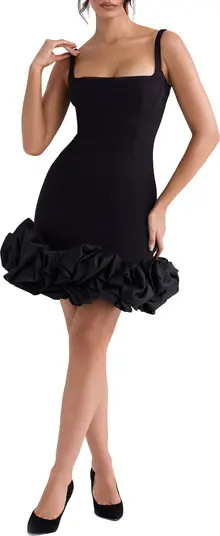 Lilou Ruffle Square Neck Minidress | Nordstrom