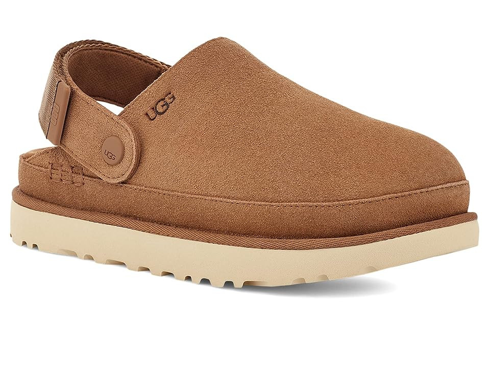 UGG Goldenstar Clog Women's Shoes Chestnut : 5 B - Medium, Suede | Zappos