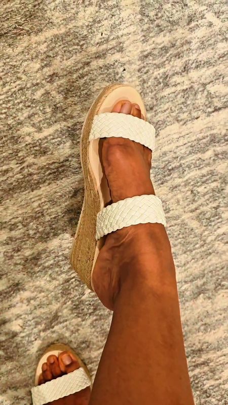 Dress up or down Woven Strap, Slip-On Platform Summer Sandal.  #summersandal #platformsandals #vacationsandals #wedgeheels #wedgesandals 

#LTKU #LTKVideo #LTKfindsunder50