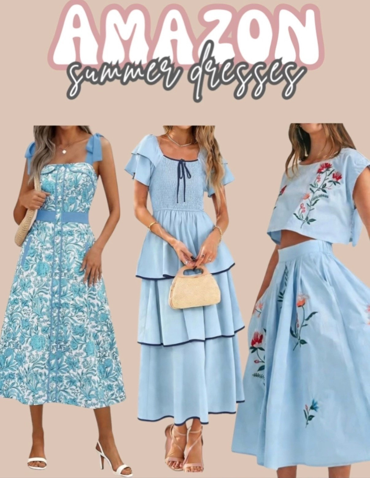 Summer dresses from Amazon prime 
Vacation outfits beach, summer wedding guest dresses, summer outfits, date night dress, Amazon summer, summer dresses, summer dress, dresses for the beach, beach outfit, beach dress, resort wear, casual summer dresses, Amazon ootd, summer ootd, outfit ideas from Amazon prime, spring fashion, spring dresses, baby shower dress, bridal shower dress, date night outfits,

#LTKWedding #LTKBump #LTKTravel