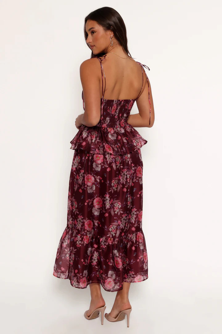 Mazy Midi Dress - Purple/Magenta | Petal & Pup (US)