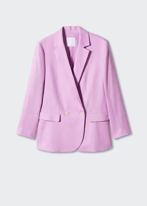 Oversized-Leinenblazer | MANGO (DE)