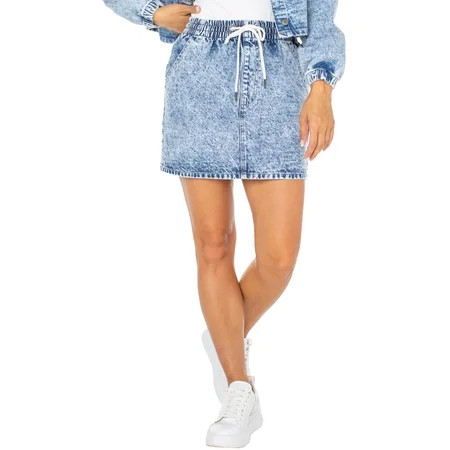 Celebrity Pink Women s Elastic Waist Skirt | Walmart (US)