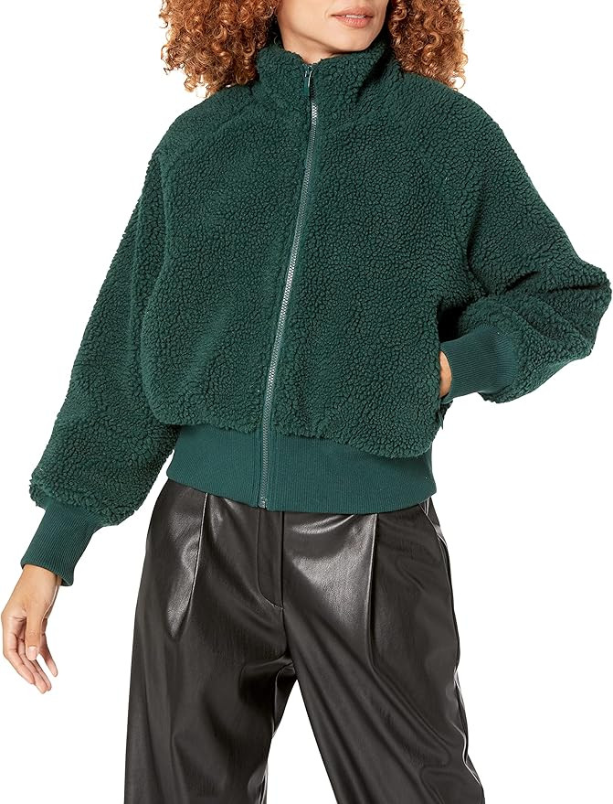 Amazon.com: The Drop Women's Lee Sherpa Bomber Jacket : Clothing, Shoes & Jewelry | Amazon (US)