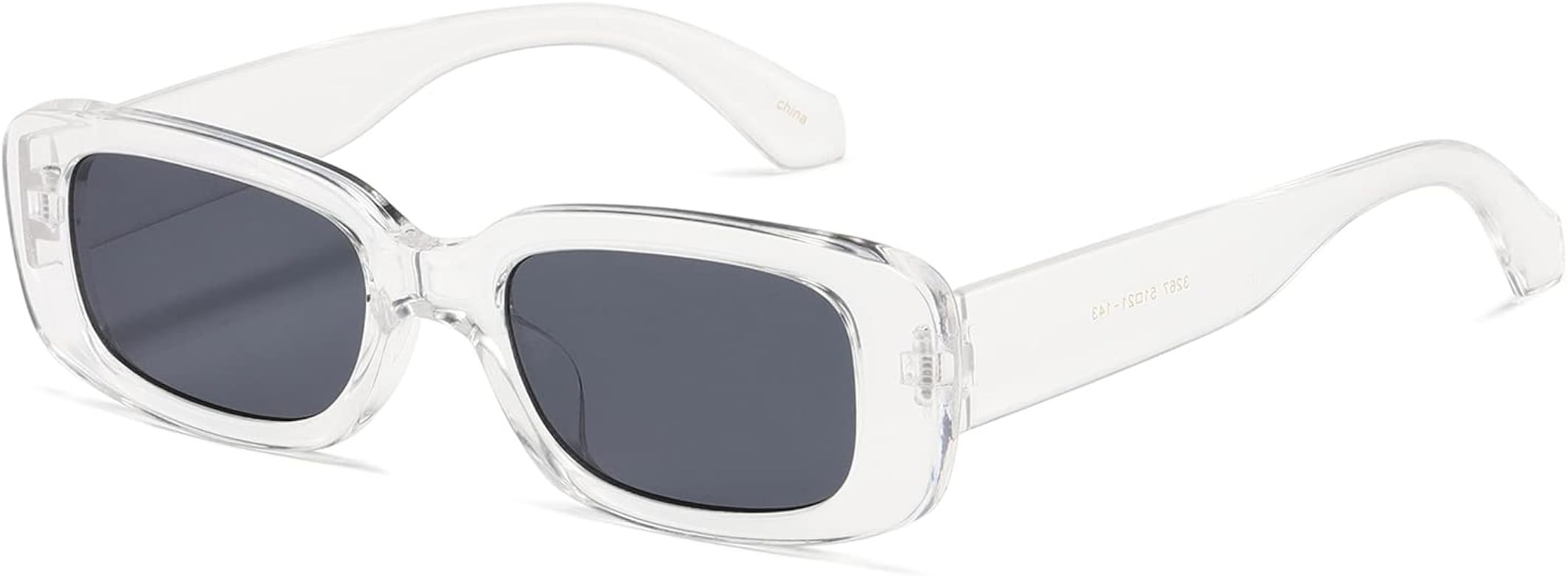 kimorn Rectangle Sunglasses for Women Men Trendy Retro Fashion Sun Glasses 90’s Vintage UV 400 ... | Amazon (US)