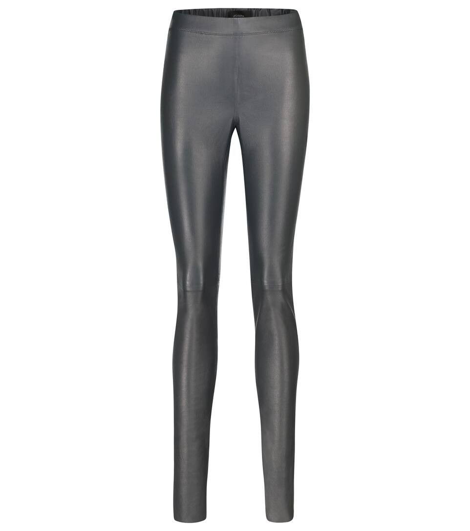 High-rise leather leggings | Mytheresa (UK)