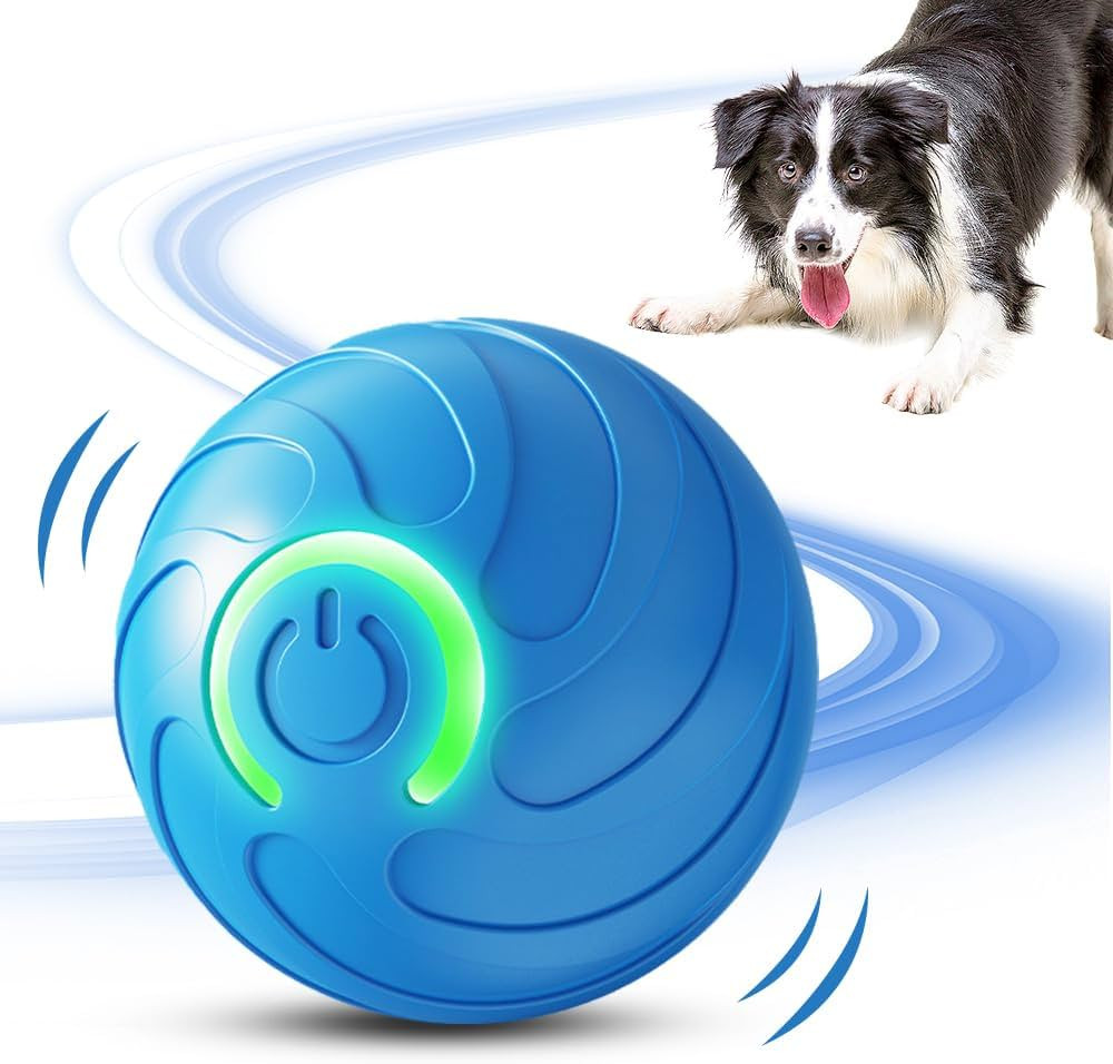 Vibrating Dog Ball, Moving Dog Ball, USB Rechargeable Shaky Ball Toy for Dogs, Interactive Dog Bo... | Amazon (US)
