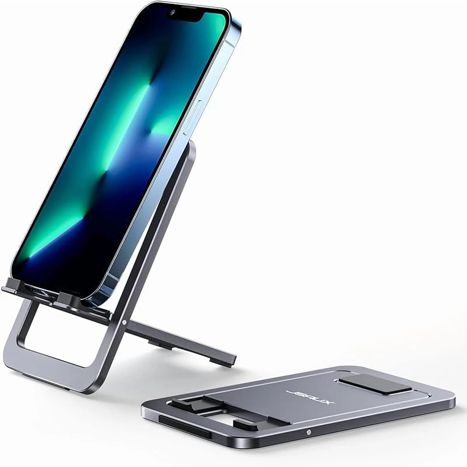 JSAUX Cell Phone Stand, Foldable Aluminum Adjustable Phone Holder for Desk Portable Travel Essent... | Walmart (US)