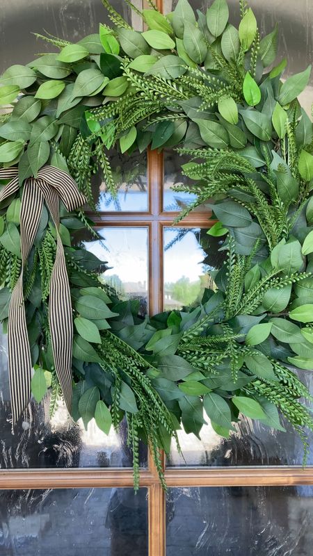 My new wreath is the XL ficus and fern.  It’s a gorgeous wreath that is perfect for multiple seasons.  Save 15% with my code: MURPHY15

#LTKsalealert #LTKhome #LTKSeasonal