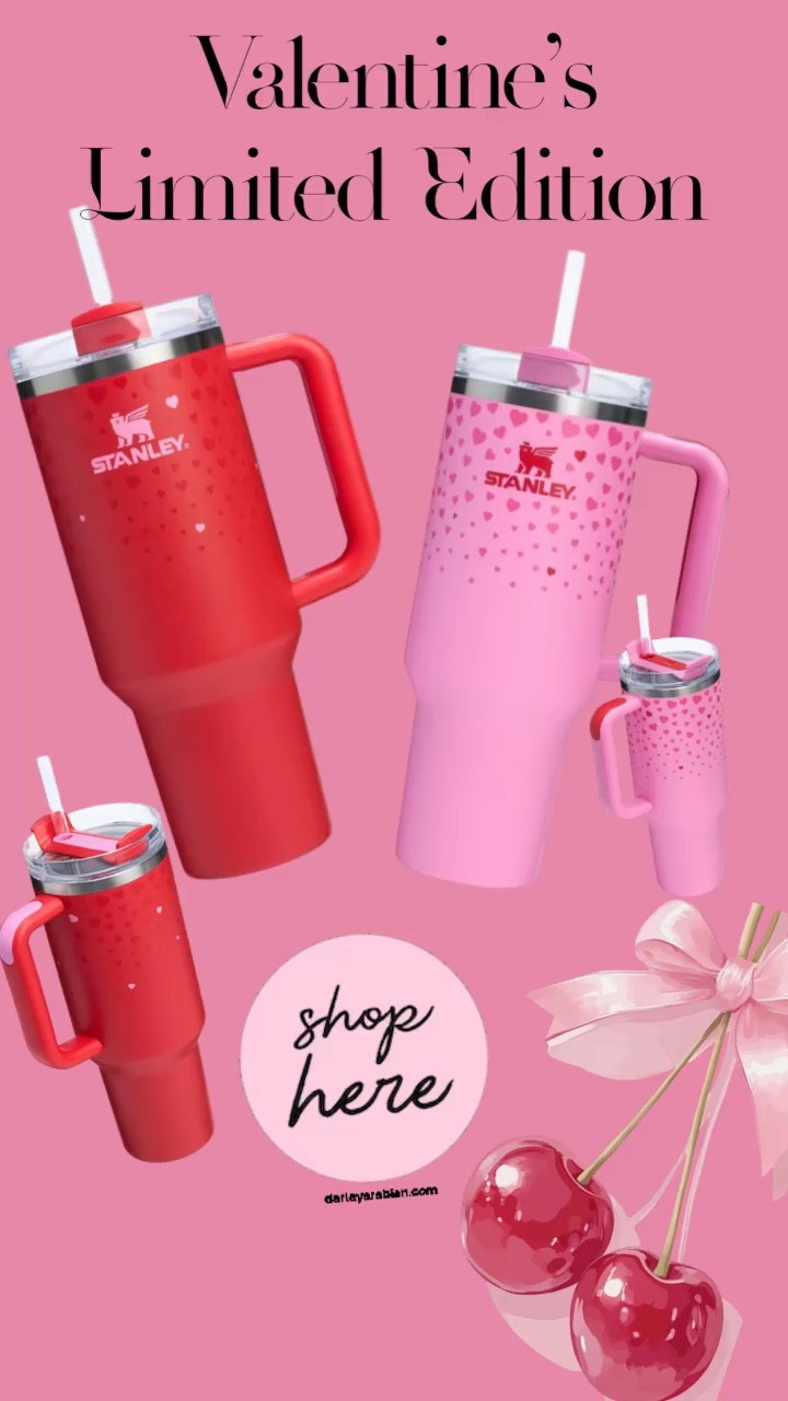 Valentine’s Day Limited Edition Stanley Tumblers
•
#stanley #valentinesdaygiftideas #valentinesday #valentinesstanley #heartstanley #pinkstanley #limitededitionstanley #redstanley #Valentine’sDayStanley #targetfinds #target

#LTKGiftGuide #LTKHoliday #LTKSeasonal