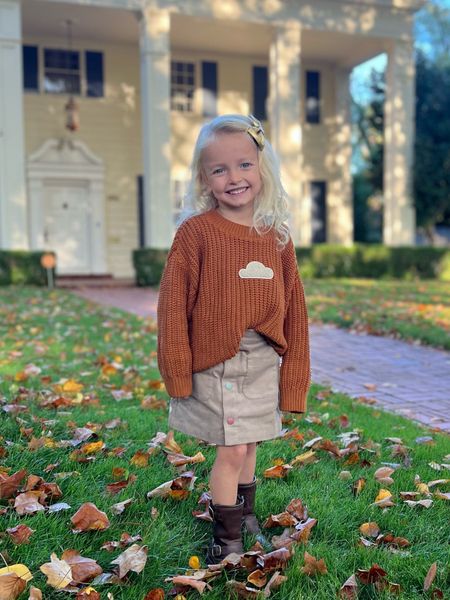 Kids clothes, fall clothes, fall ootd for kids, courd skirt, sweater 

#LTKGiftGuide #LTKkids #LTKSeasonal