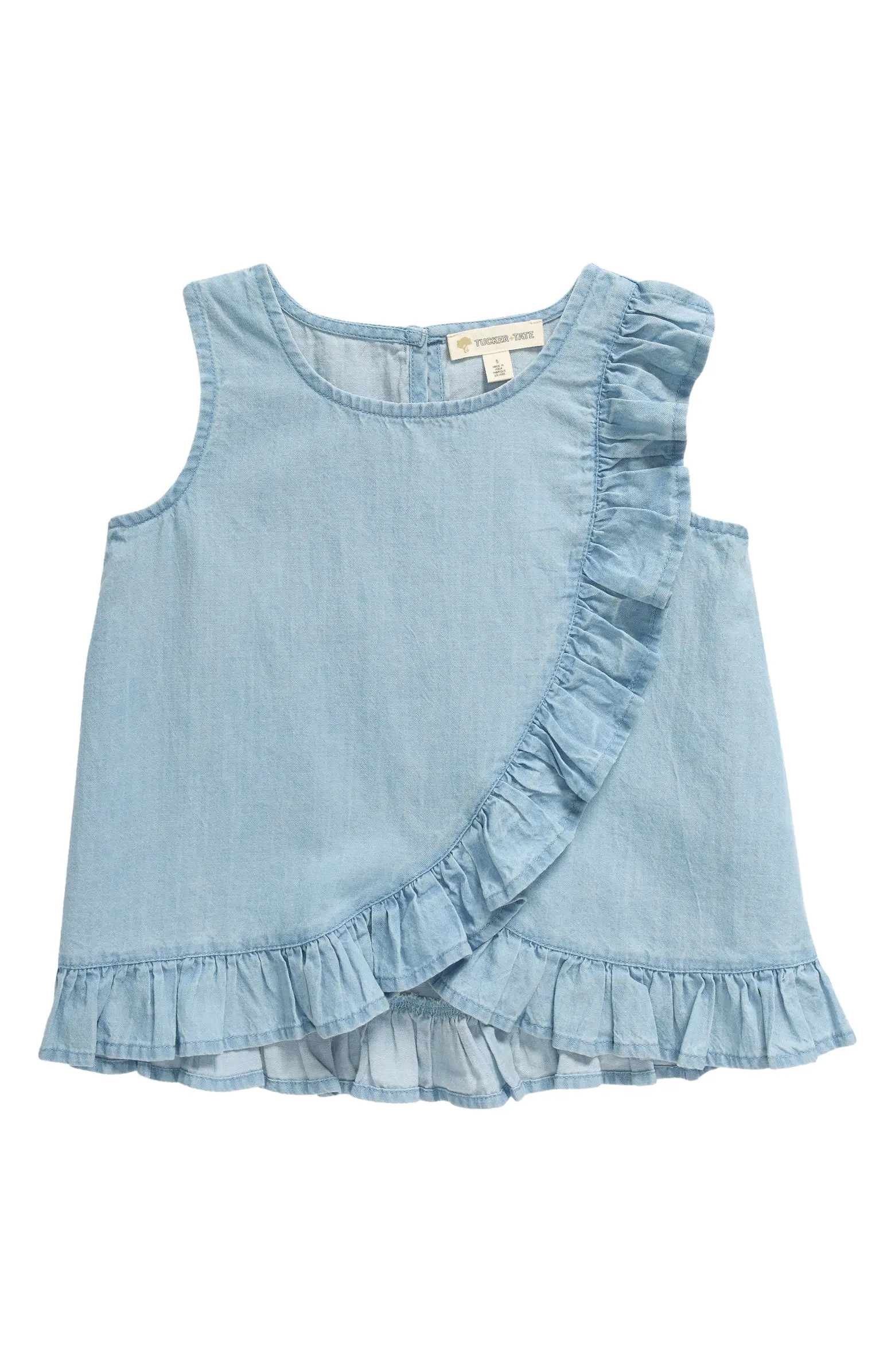 Tucker + Tate Kids' Ruffle Cotton Tank | Nordstrom | Nordstrom