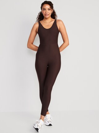 Sleeveless PowerSoft 7/8 Bodysuit for Women | Old Navy (CA)