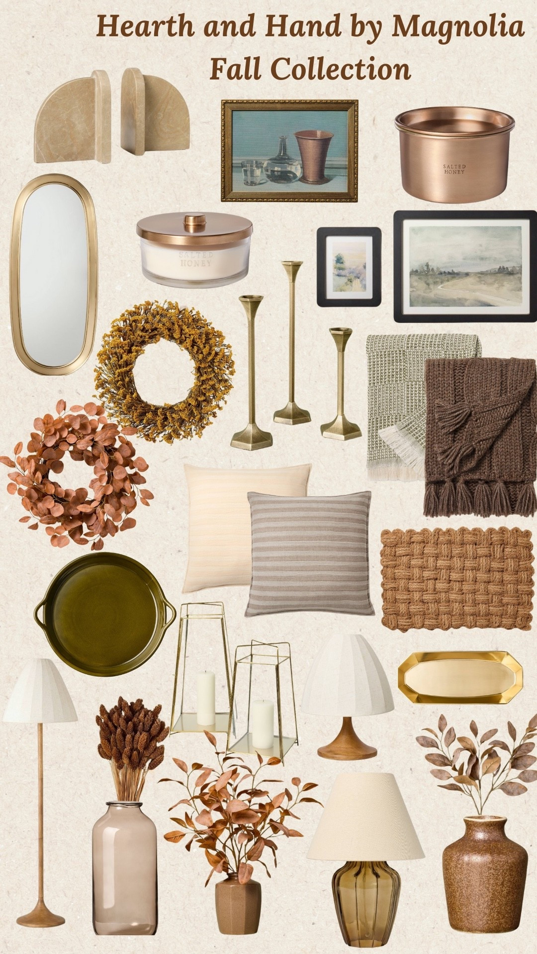 The 🍂 Hearth & Hand by Magnolia Fall Collection 🍂 just dropped at Target and it’s full of cozy, timeless pieces to make your home feel warm and inviting this season. Think textured throw blankets 🧶, striped pillows 🛋️, brass candlesticks 🕯️, lanterns ✨, and the most gorgeous fall wreaths 🍁. I love how the earthy tones, natural textures, and classic Magnolia style blend into any space—perfect for refreshing your living room, dining table, or entryway. If you’re ready to bring those cozy fall vibes into your home, this collection has everything you need. 🏡✨

Hearth and Hand by Magnolia fall collection, Magnolia home decor fall 2025, cozy fall home decor, Target fall home finds, neutral fall decorating ideas, modern farmhouse fall style, organic modern fall home, fall throw blankets and pillows, brass candlesticks Target, fall wreaths Magnolia

#HearthAndHand #MagnoliaHome #FallDecor #TargetHome #FallHomeStyle #NeutralFallDecor #CozyFallHome #MagnoliaFallCollection #TargetDecor #HomeDecorInspo #ModernFarmhouseStyle #OrganicModern #FallLivingRoomDecor #SeasonalHomeDecor #TargetFallFinds #MagnoliaStyle #FallDecorInspiration #CozyHomeVibes #HearthAndHandFall #FallHomeRefresh #NeutralHomeDecor #TargetStyleHome #WarmMinimalism #FallVibesDecor #MagnoliaTarget #HomeDecorGoals #SeasonalDecorating #FallReadyHome #TargetDecorFinds #MagnoliaFallStyle

#LTKHome #LTKFindsUnder100 #LTKStyleTip