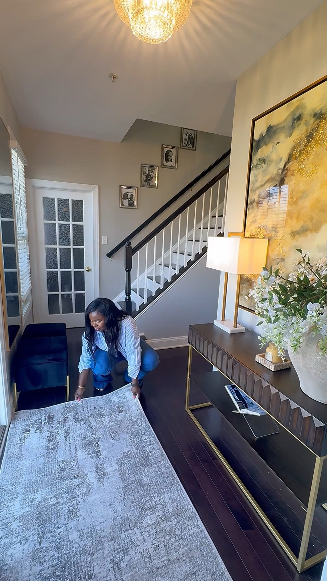 Styling my narrow entryway with simple touches of elegance

#LTKHome #LTKSaleAlert