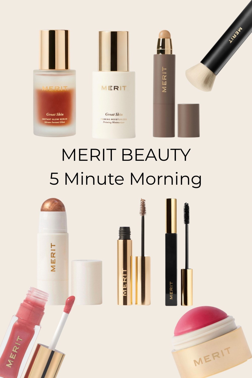 Merit beauty is my absolute favorite clean makeup! The 5 minute morning routine is truly 5 minutes, which makes it super simple & quick to get ready in the morning! 

#LTKBeauty